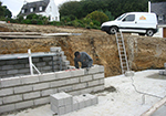 Réalisation des fondations à Vitry-sur-Loire